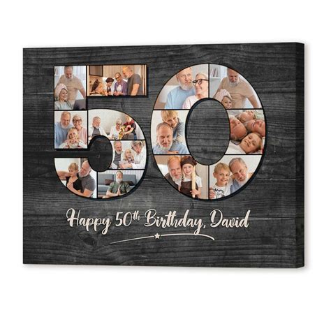 male 50th birthday present ideas uk